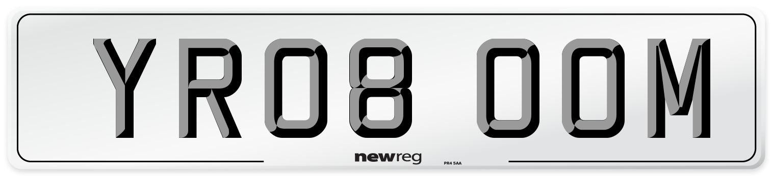YR08 OOM Number Plate from New Reg